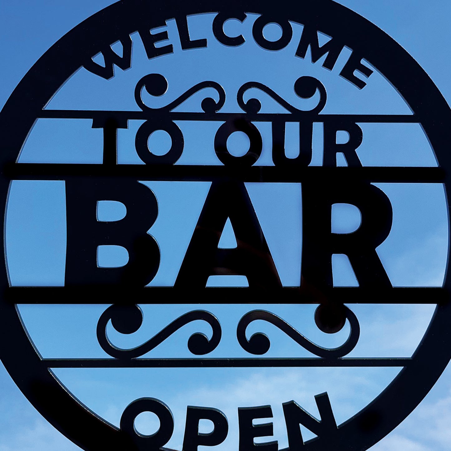 Bar Welcome Sign For Home Bar Open Bar Sign For Garden Bar