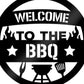 BBQ Sign For Garden Welcome Sign To The BBQ Plaque Hanging Sign