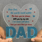 Gifts For Dad Birthday Gifts Acrylic Plaque LOVE YOU Dad Gift