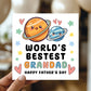 Fathers Day Card For Grandad Worlds Best Grandad Card