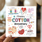 Funny 2nd Anniversary Card Cotton Anniversary Cards For Husband