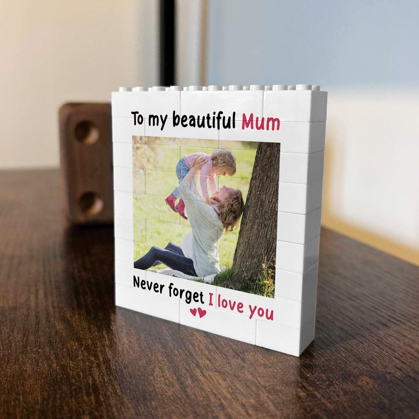 Personalised Gifts For Mum Building Photo Blocks Mothers Day