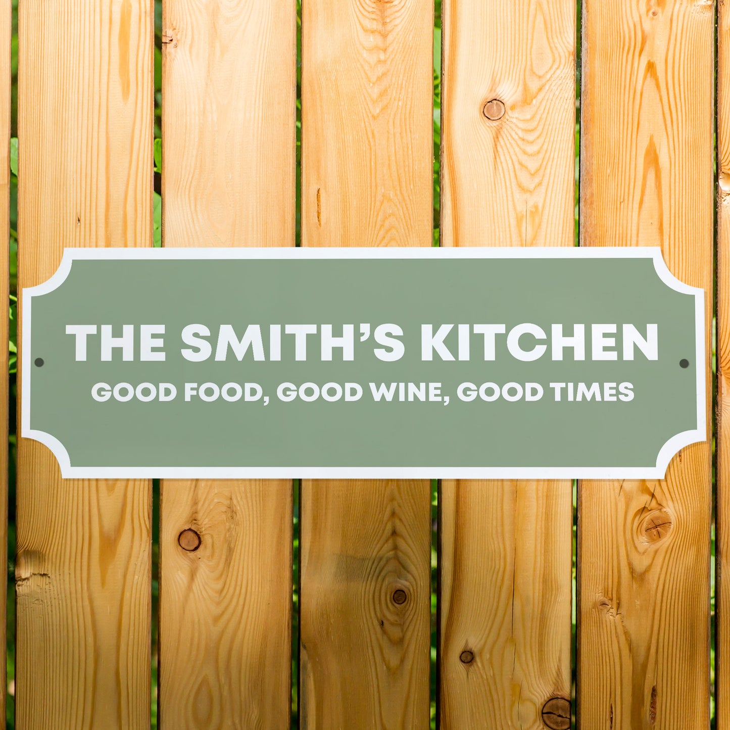 Personalised Street Sign Family Name Plaque For Kitchen