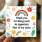 Teacher Thank You Card End of School Term Appreciation Card