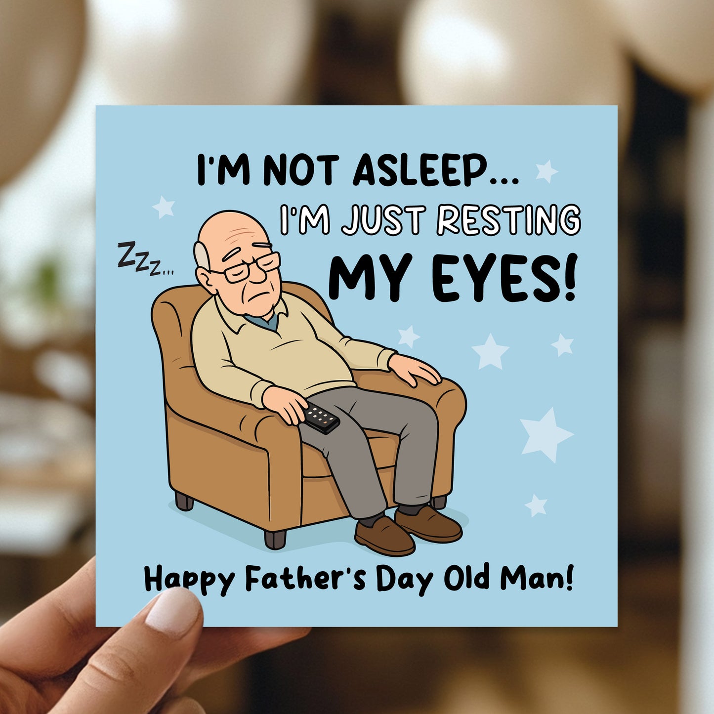 Funny Fathers Day Card For Dad Joke Card Old Dad From Daughter