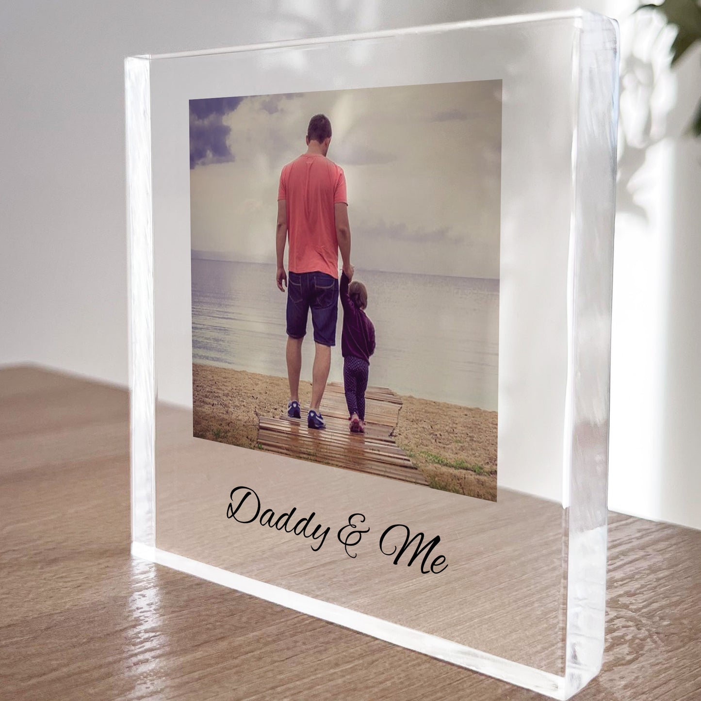 Fathers Day Gift For Dad DADDY AND ME Plaque Dad Photo Plaque