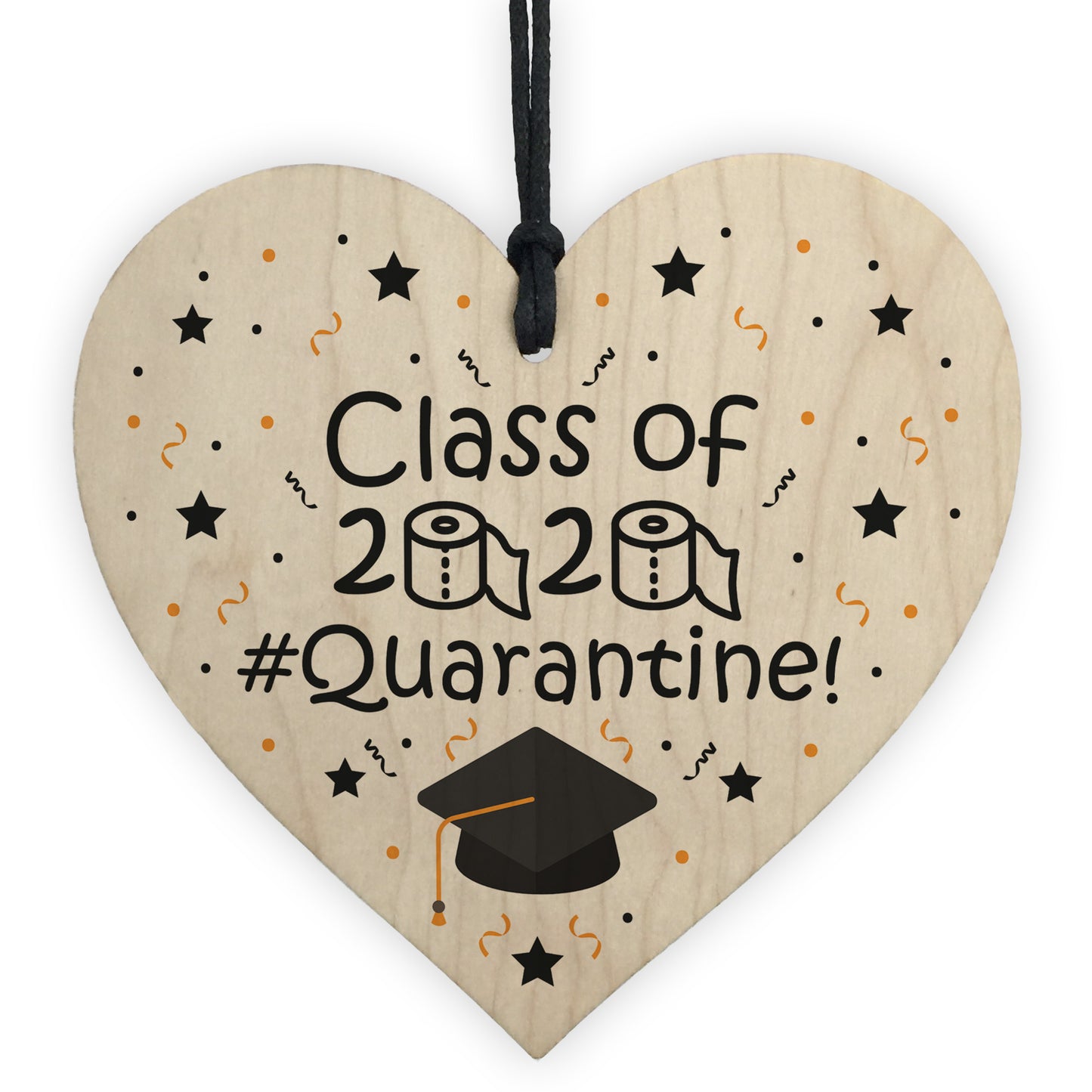 Funny Graduation Gift For Daughter Son Wood Heart Class Of 2020