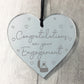Congratulations On Your Engagement Gift For Couple Heart
