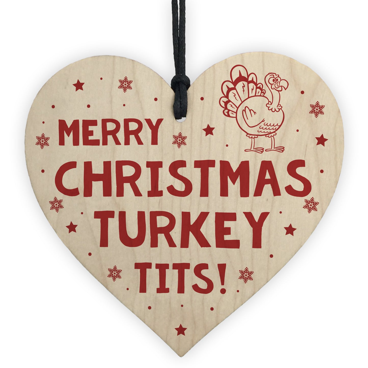 Merry Christmas Turkey Tits Novelty Xmas Friendship Gift