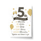 5th Wedding Anniversary Gift Print Mr & Mrs Anniversary Gifts