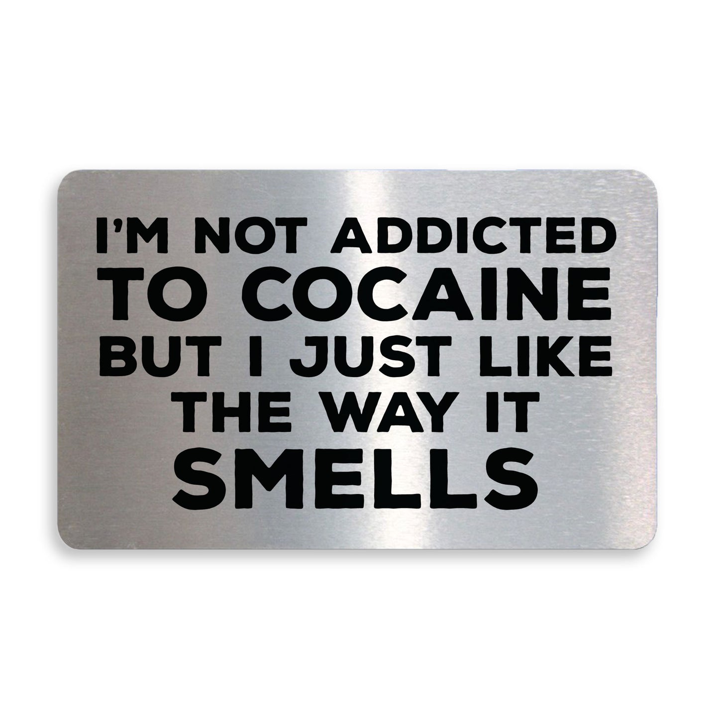 Rude Metal Wallet Card Birthday Gift For Men Him Novelty Joke