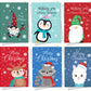 30 Pack of Christmas Cards Multipack Novelty Cards For Friends