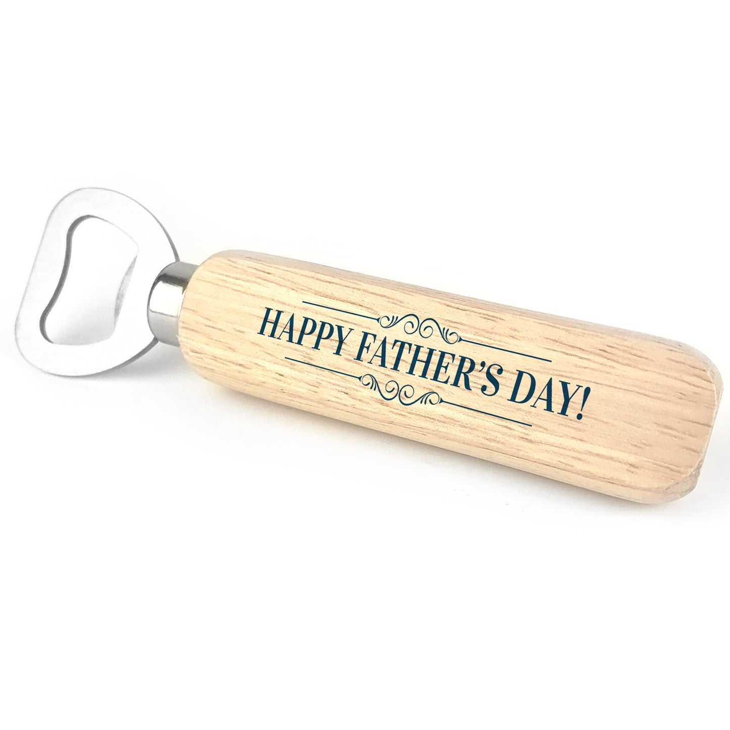 Happy Fathers Day Wooden Bottle Opener Gift For Dad Novelty Gift