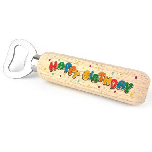 Colourful Bottle Opener 18th 21st 50th Birthday Gift For Mum Dad