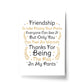 Best Friend Gift Funny Friendship Gift Print Thank You Birthday