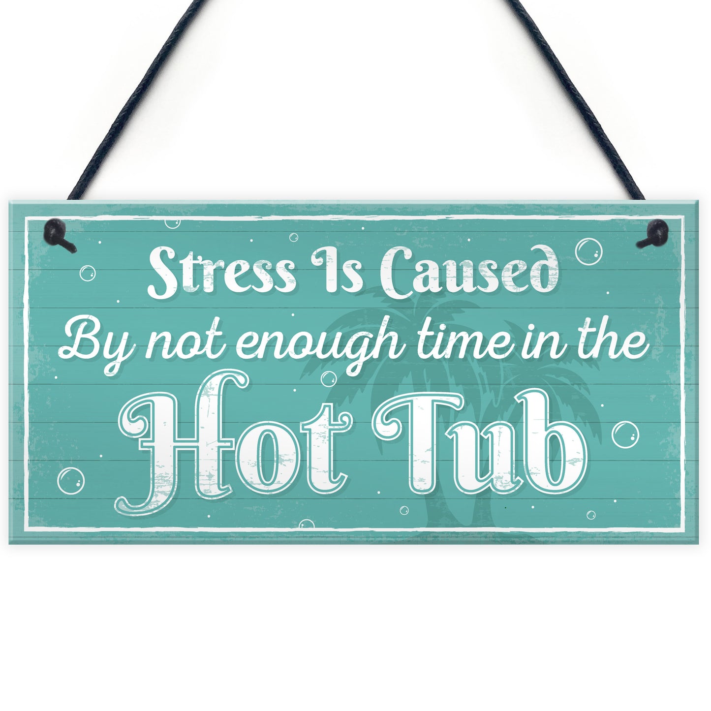 Novelty Hot Tub Welcome Plaque Garden Sign Home Door Wall Gift