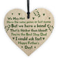 Stepdad Gift For Fathers Day Wood Heart Thank You Gift For Him
