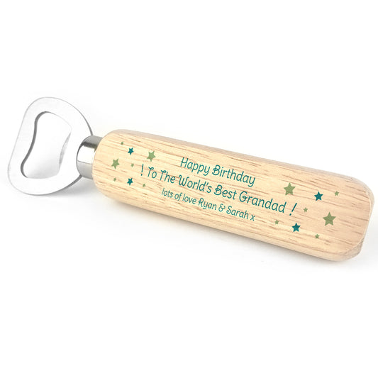 Bottle Opener Personalised Grandad Gift For Him Birthday Gifts