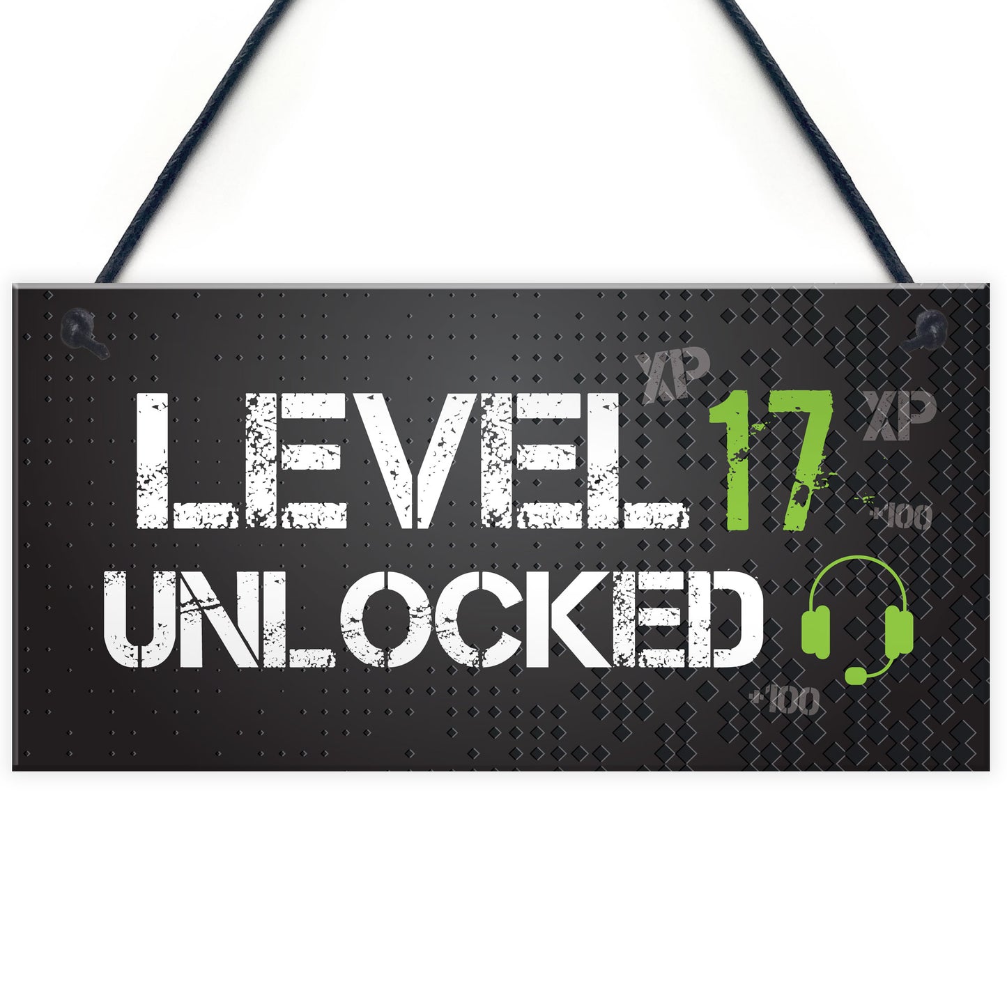 Funny 17th Birthday Gift For Son Brother Gaming Sign Gamer Gift
