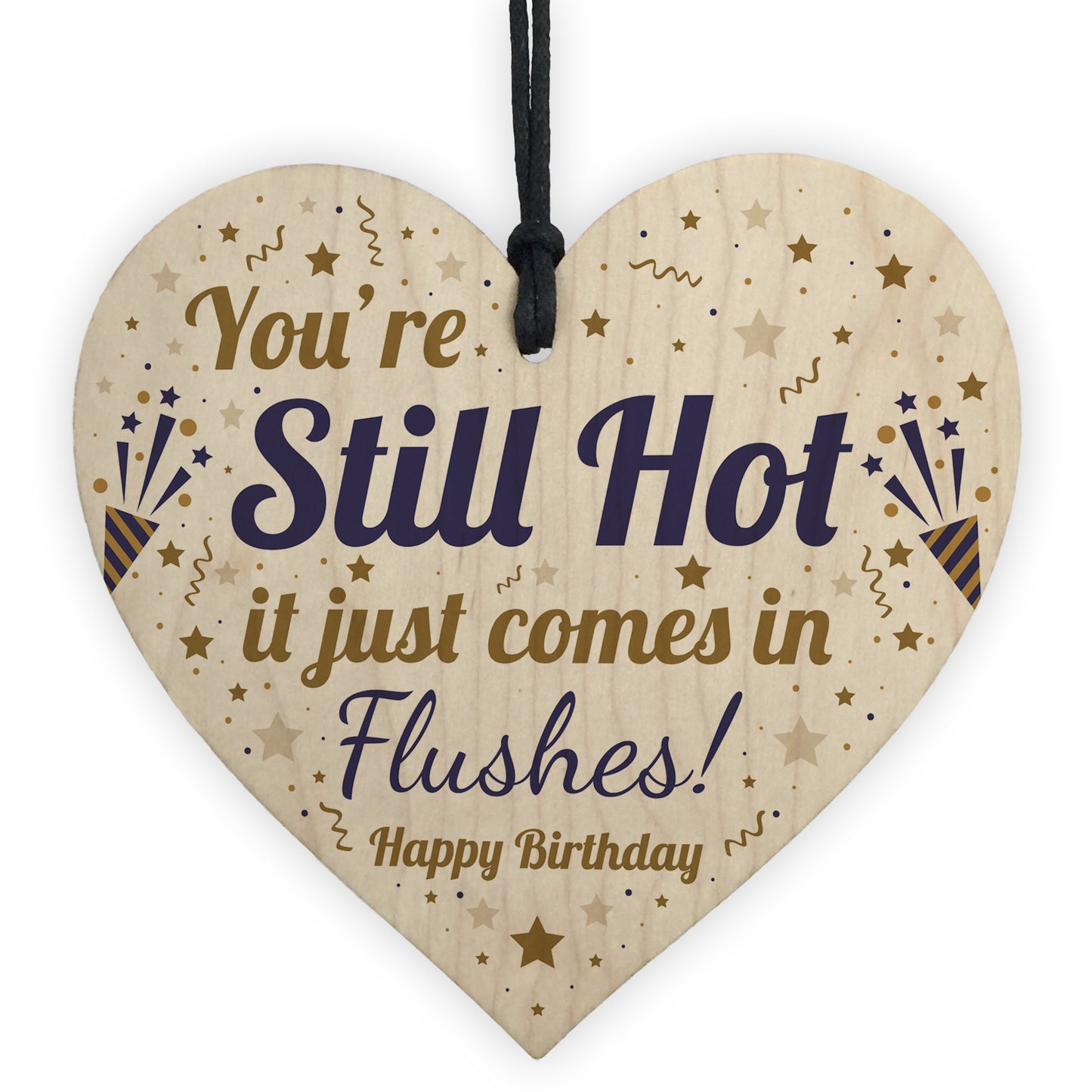 Birthday Gifts For Women 40th 50th Funny Wooden Heart 50th