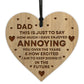 Funny Dad Gifts From Daughter Son Fathers Day Birthday Heart