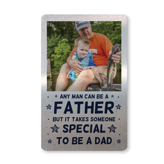 Thank You Gift For Dad Birthday Fathers Day Metal Wallet Insert