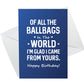 Funny Birthday Card Rude Cheeky Humour Card For Dad