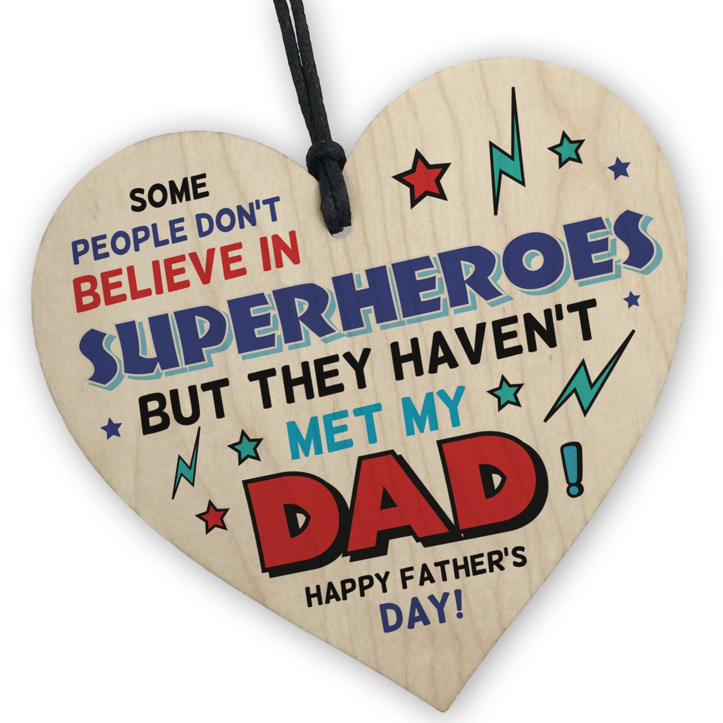 Dad Gifts From Daughter Son Wood Heart Fathers Day Gift For Dad