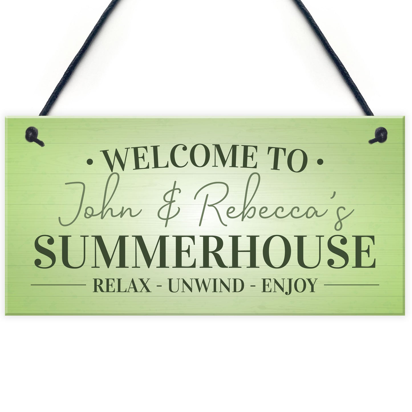 Summerhouse Sign For Garden Decking Shed Plaque Outdoor Sign