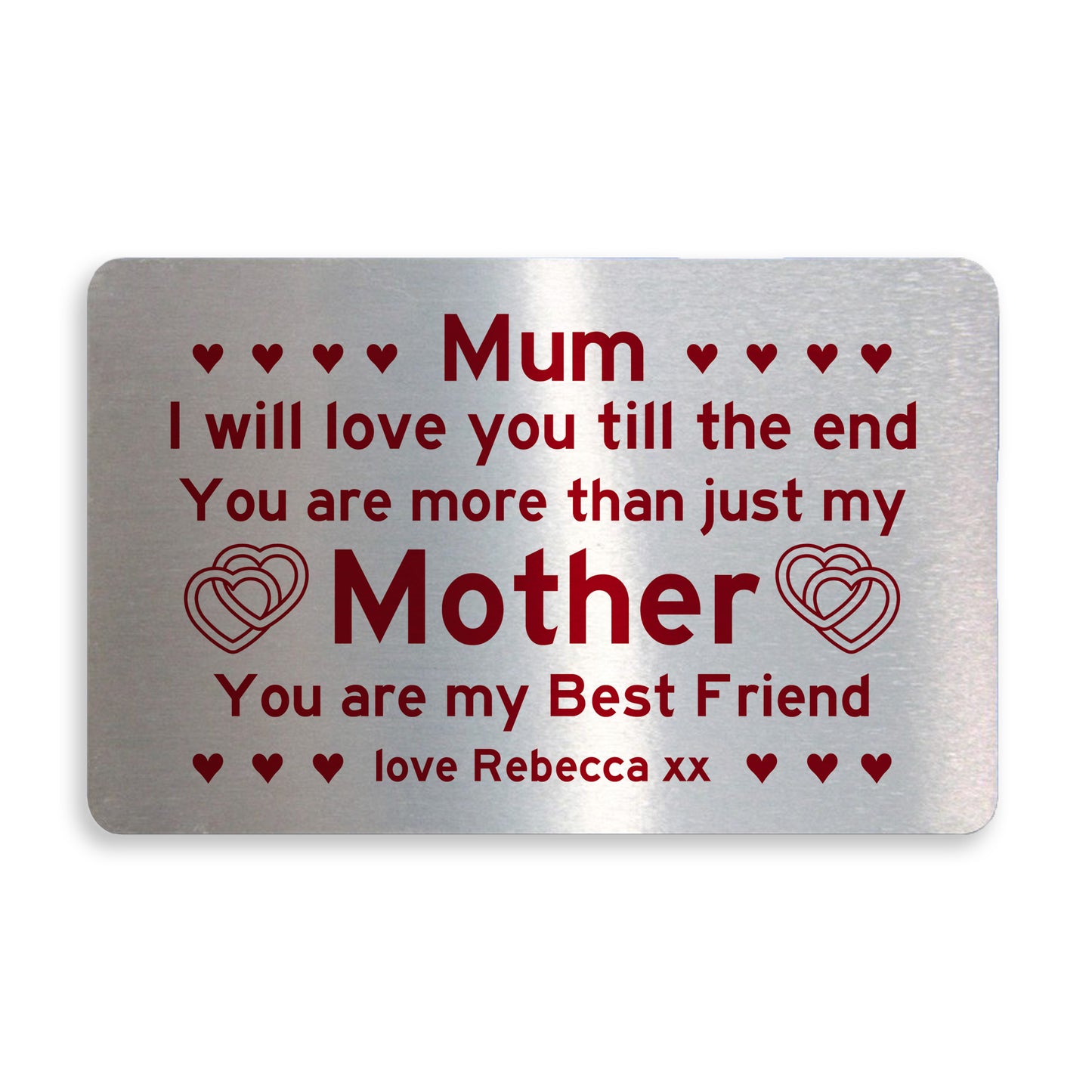 Personalised Mothers Day Birthday Gift For Mum Gift Son Daughter