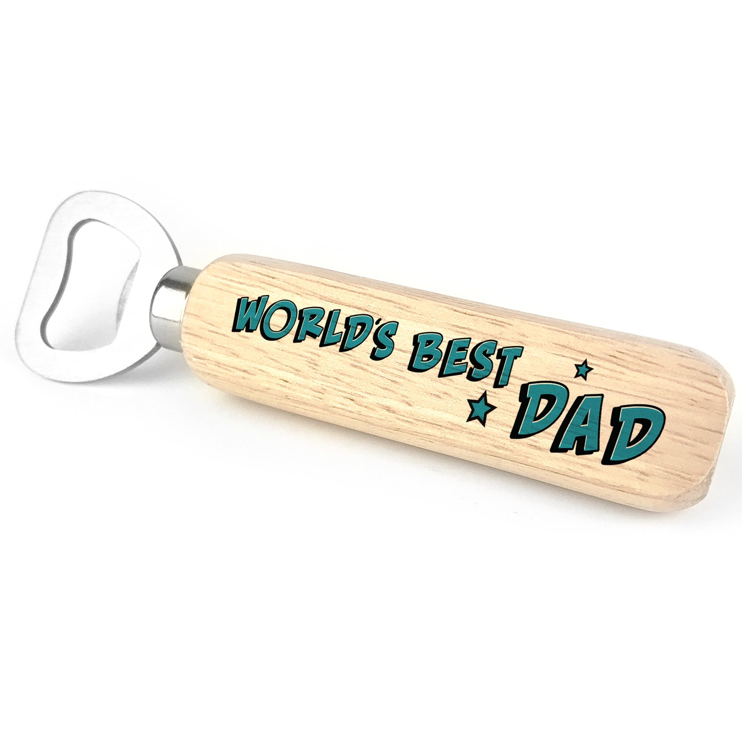 Worlds Best Dad Wooden Bottle Opener Dad Gift For Birthday