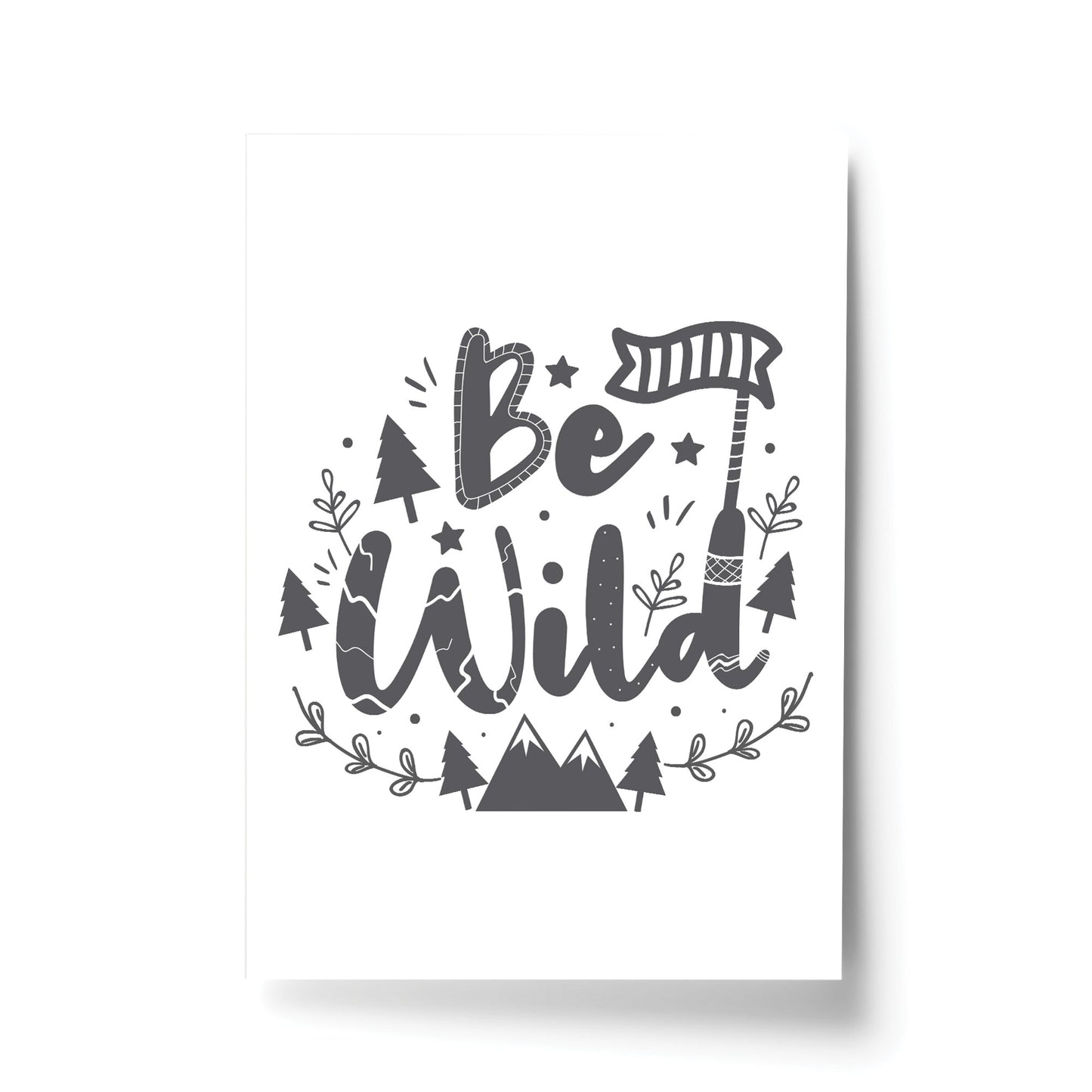 Grey Nursery Quote Print Boys Nursery Decor Girls Nursery Art