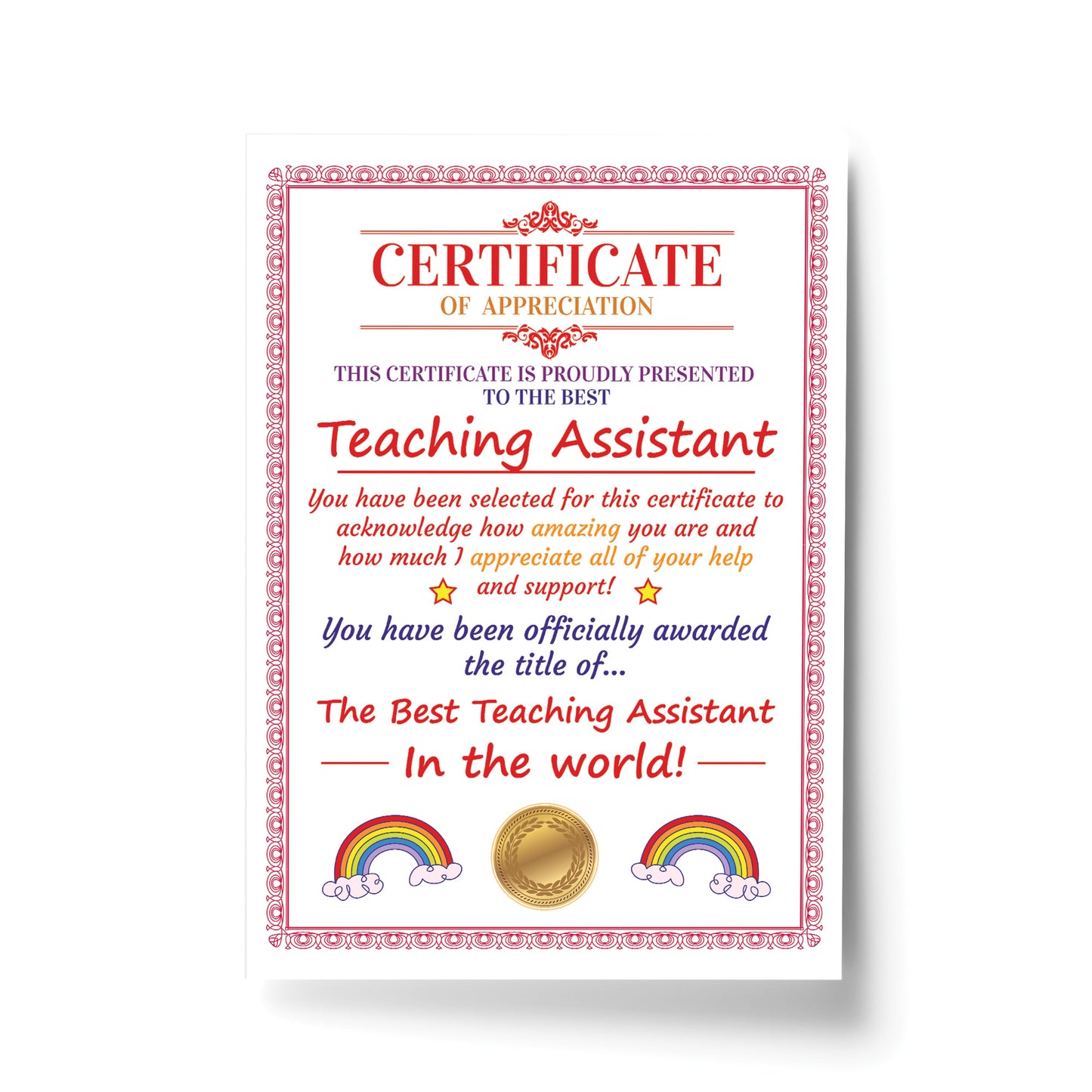 Teaching Assistant Gifts Thank You Gift For TA Gift For Him Her