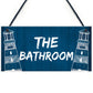 THE BATHROOM Sign Nautical Theme Toilet Loo Bathroom Sign