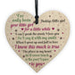 Daddy's Litlle Girl Heart FATHERS DAY Christmas Birthday Gifts