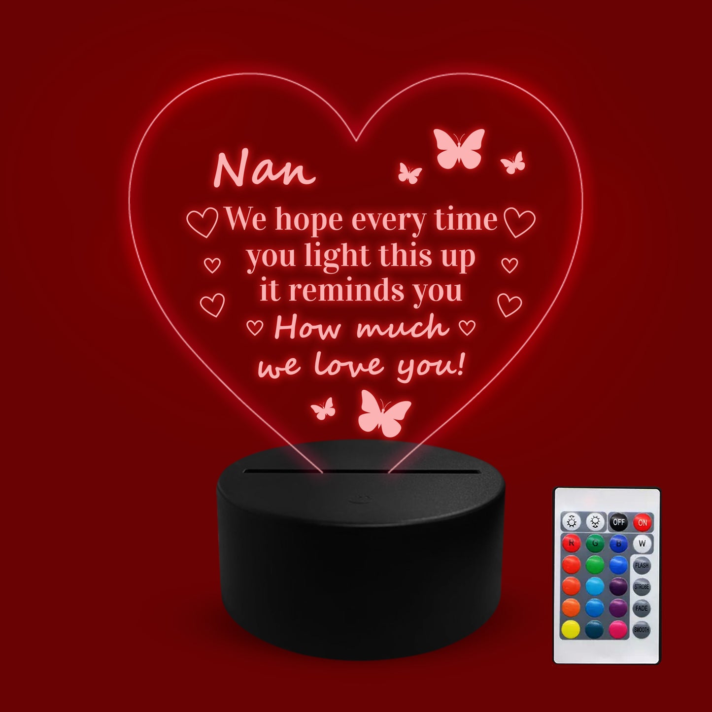 Gifts for Nan Mothers Day Birthday Gifts Acrylic Light Gift