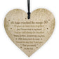 50th Wedding Anniversary Gift For Husband Wife Wood Heart