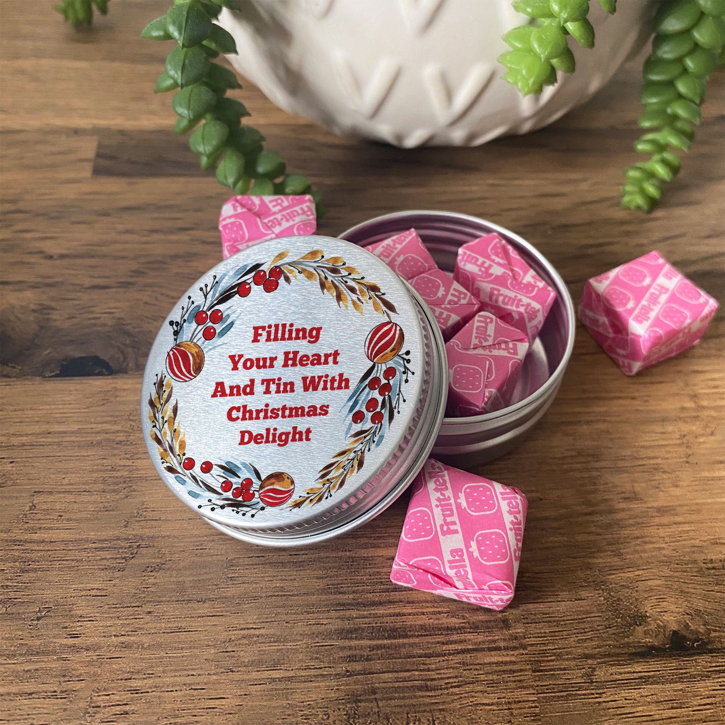 Christmas Sweet Favour Tin Stocking Filler Gift For Son Daughter