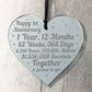 1st Anniversary Gift For Him Her 1st Wedding Anniversary Heart
