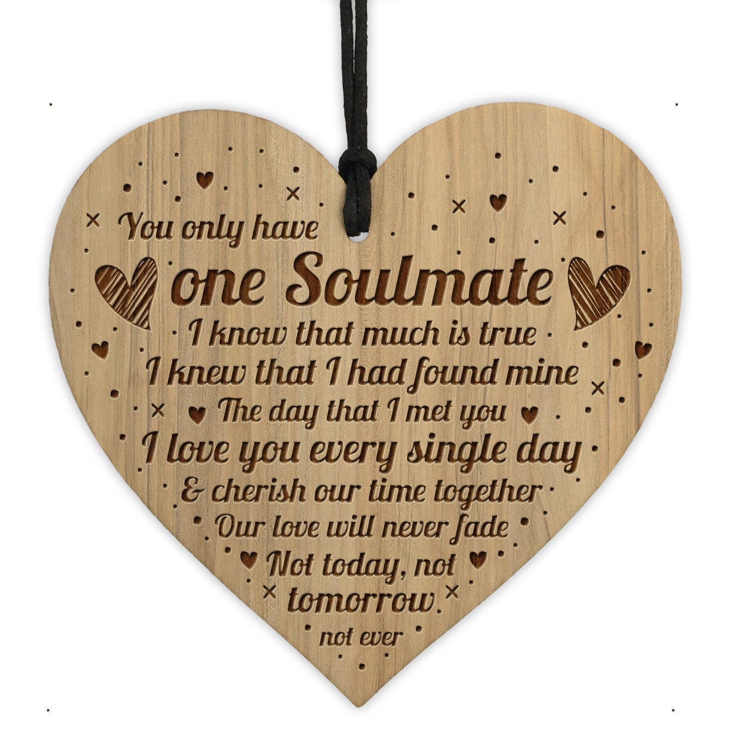 Soulmate Gifts For Him Her Engraved Heart Husband Wife Gifts