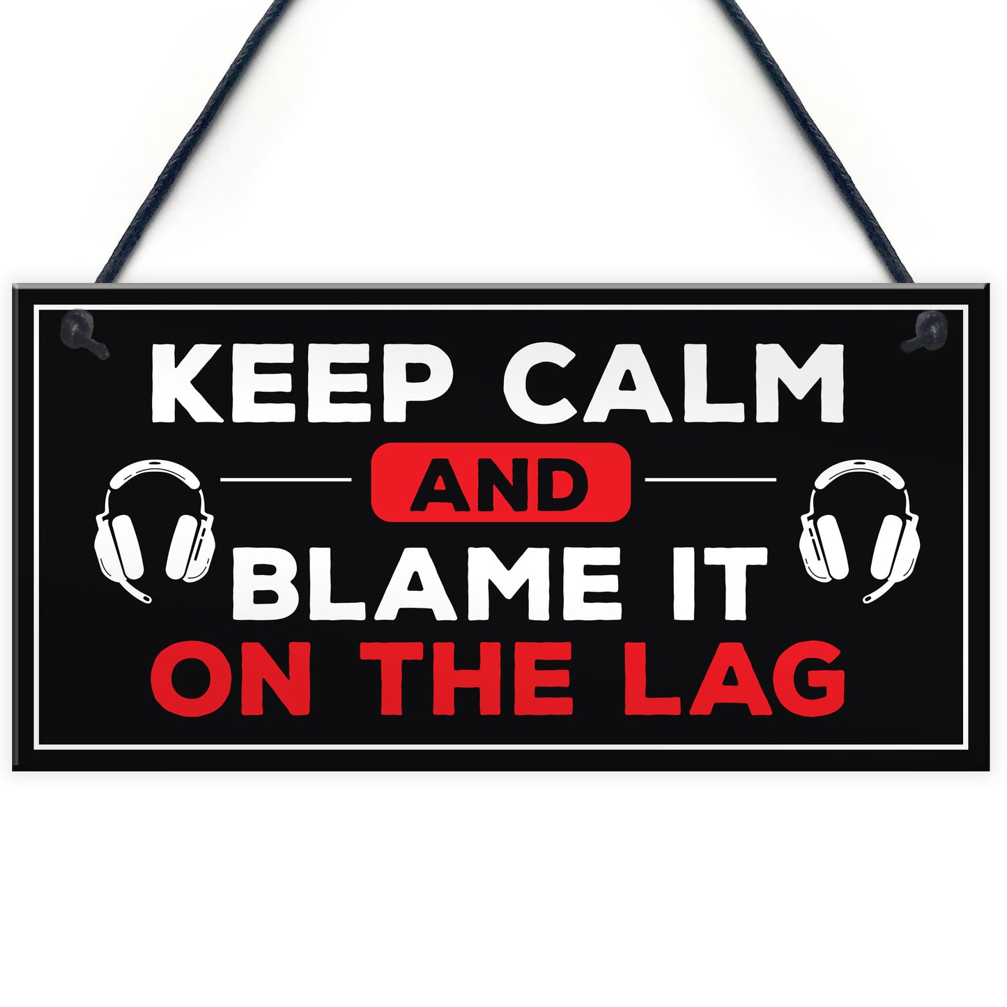 Keep Calm Funny Gamer Gifts For Him Games Room Man Sign