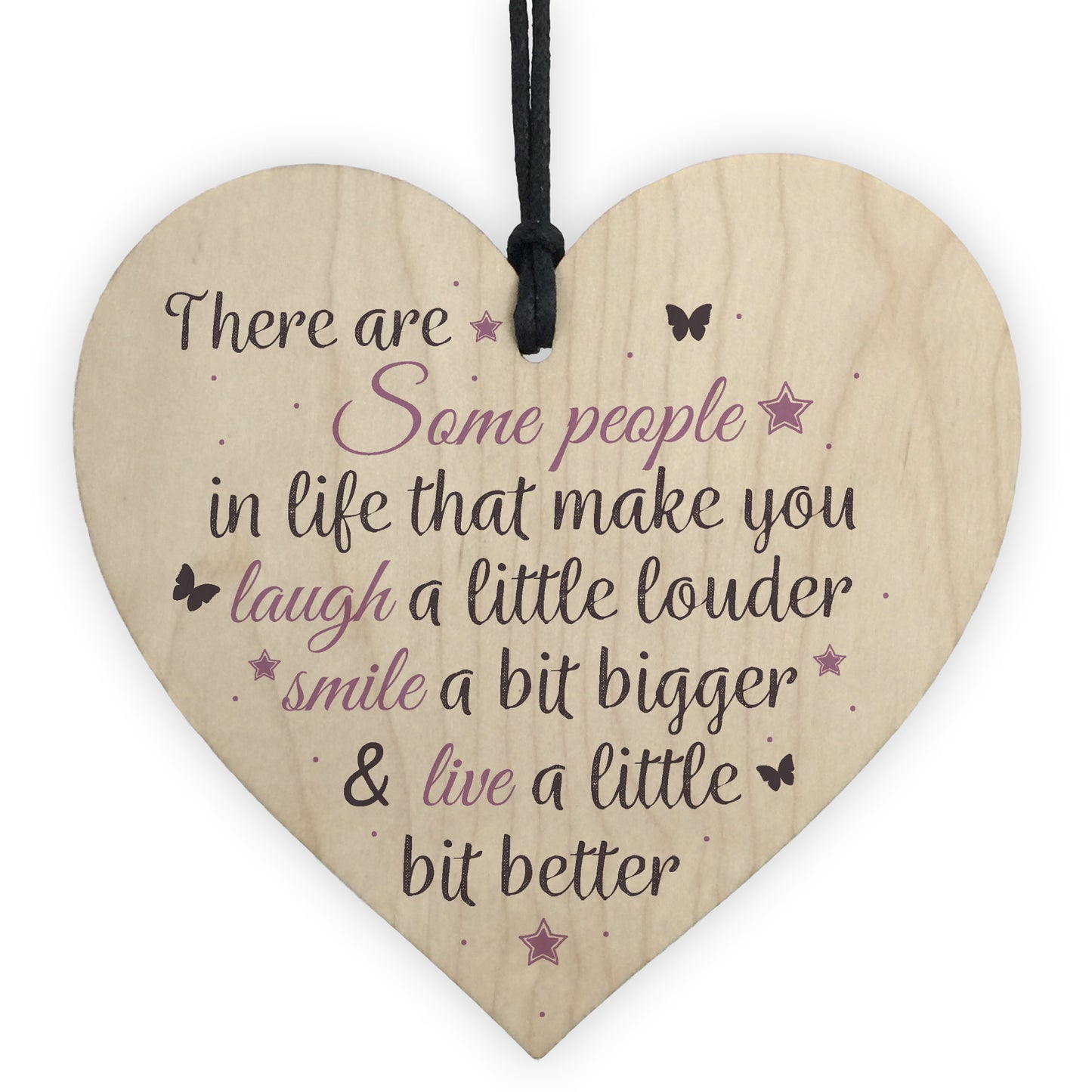 Handmade Wood Heart Plaque Best Friend Gift Special Friendship