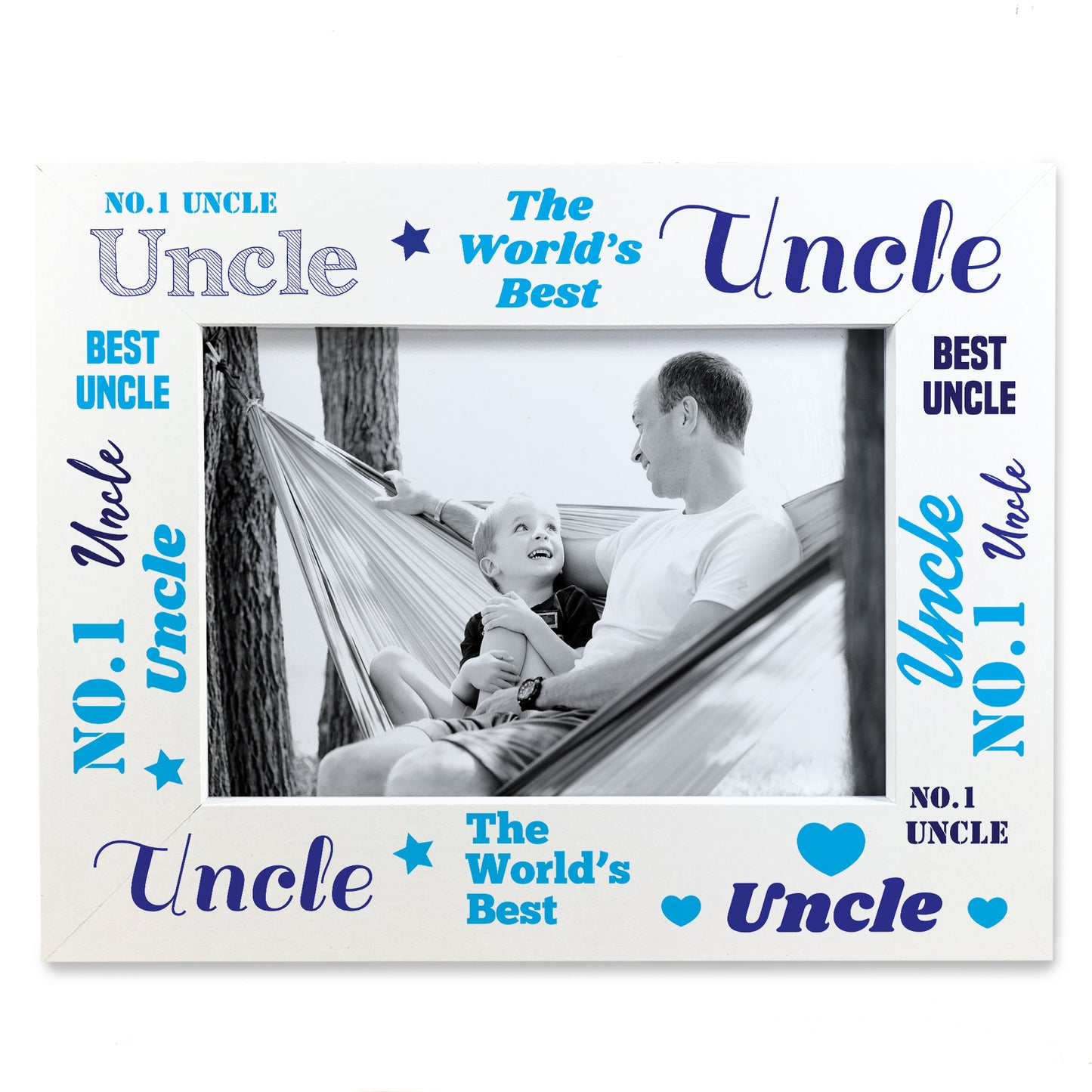 Novelty Gift For Uncle Birthday Fathers Day Wooden Uncle Frame
