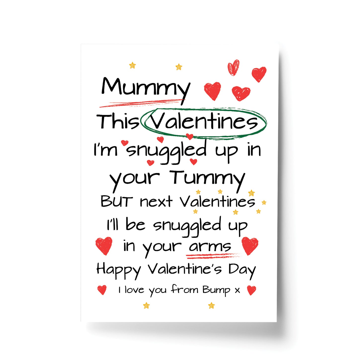 Mummy To Be Gifts For Valentines Day Gift From Bump Print