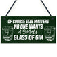 Funny Gin Sign Gifts For Her Novelty Home Bar Man Cave Alcohol