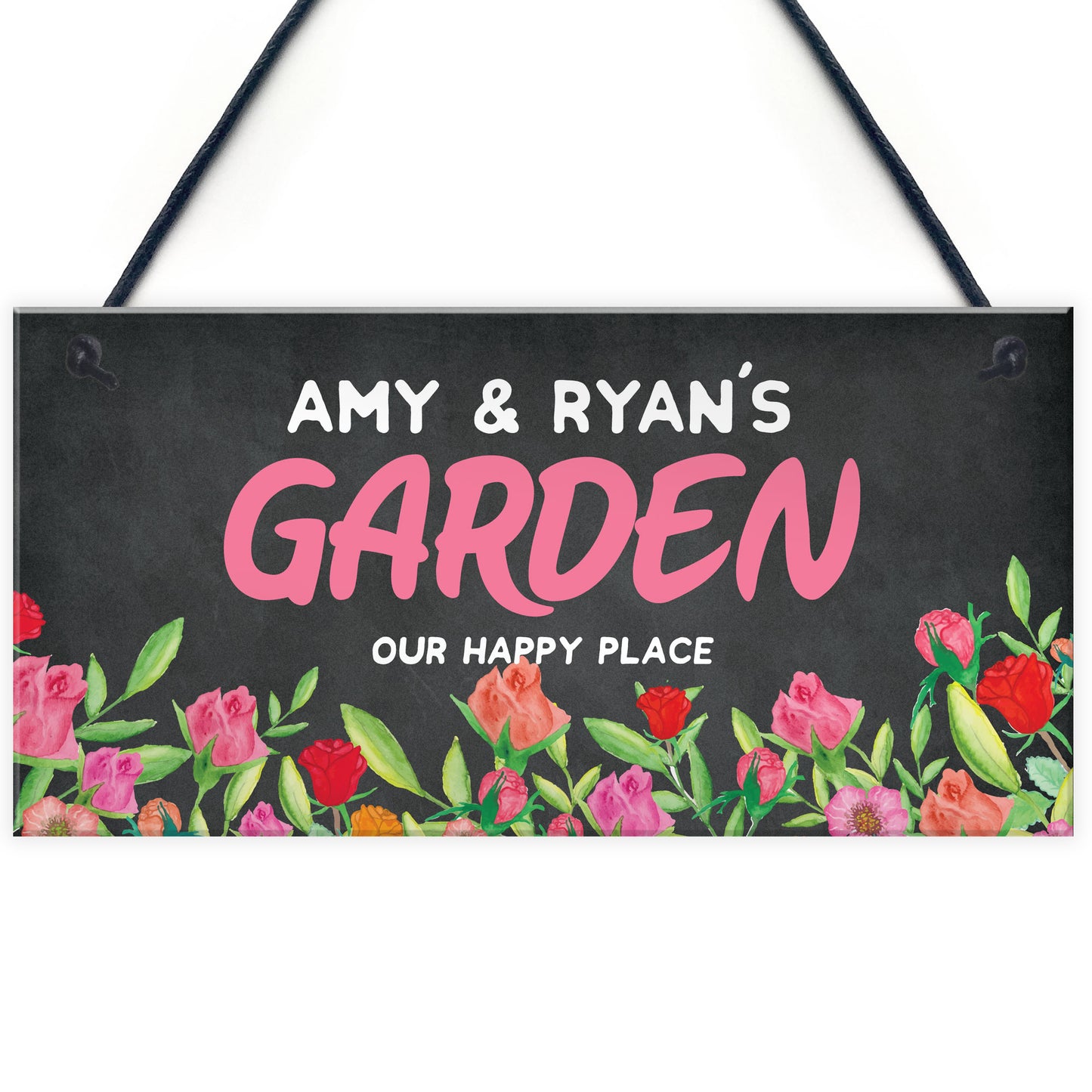 Garden Sign Personalised Hanging Summerhouse Plaque Home Gift