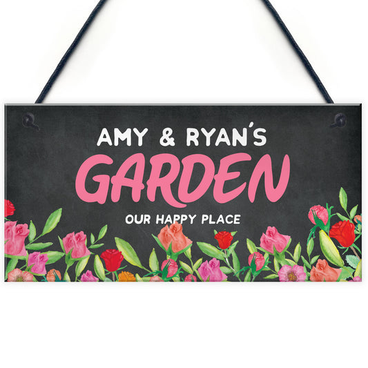 Garden Sign Personalised Hanging Summerhouse Plaque Home Gift