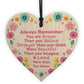 Inspirational Wood Heart Gift For Friend Novelty Best Friend