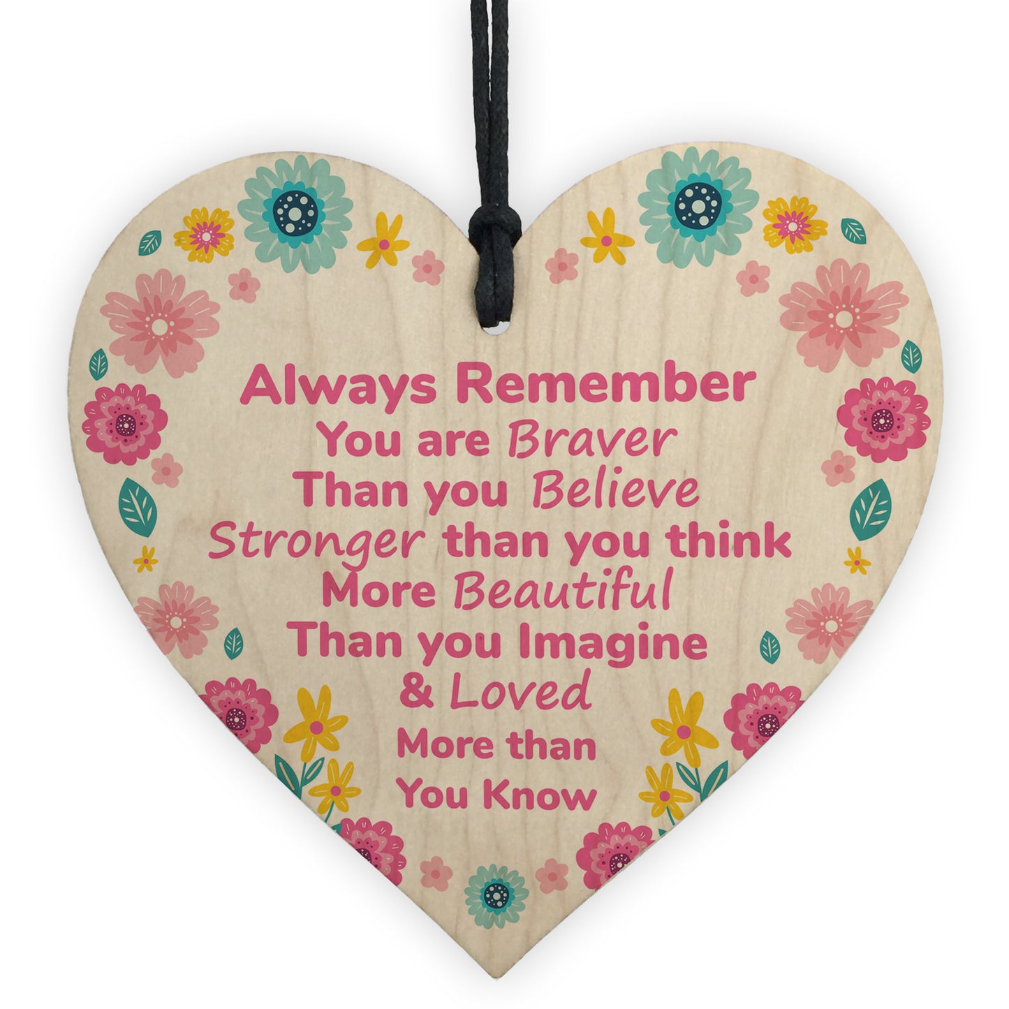 Inspirational Wood Heart Gift For Friend Novelty Best Friend