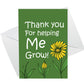 Thank You Card For Teacher Teaching Assistant Leaving School
